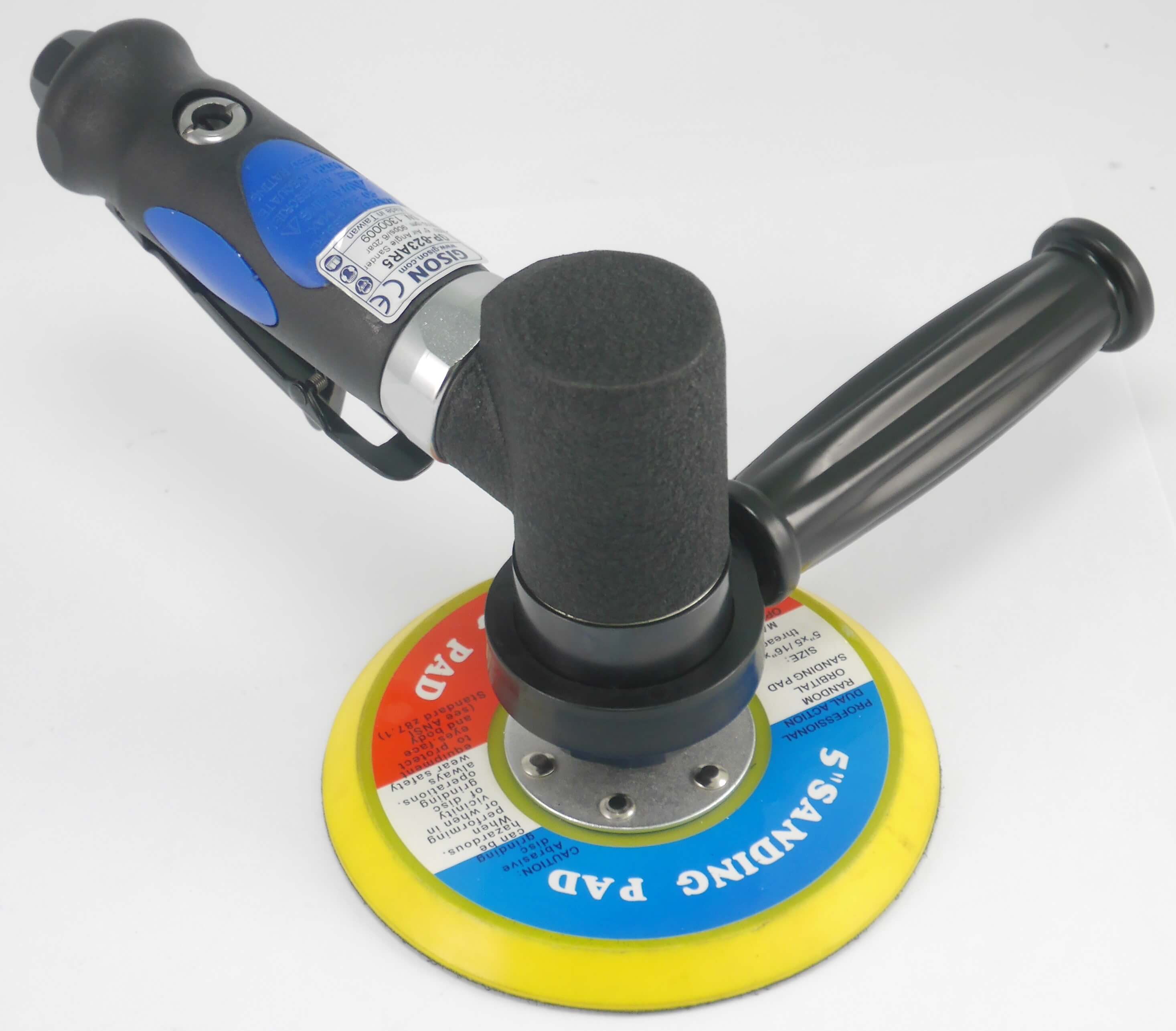 5" 100 degree Mini. Air Angle Polisher (3000rpm, No Gear, Rear Exhaust) Supply. Over 44 Years of
